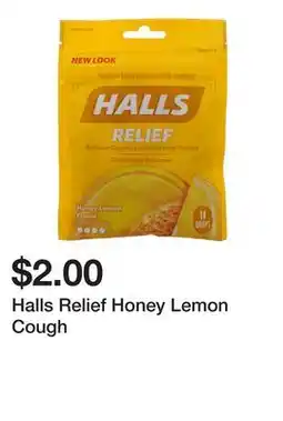 Dollarama Halls Relief Honey Lemon Cough offer