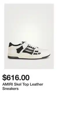 Holt Renfrew AMIRI Skel Top Leather Sneakers offer