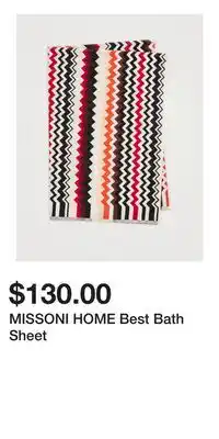 Holt Renfrew MISSONI HOME Best Bath Sheet offer