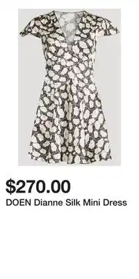 Holt Renfrew DOEN Dianne Silk Mini Dress offer