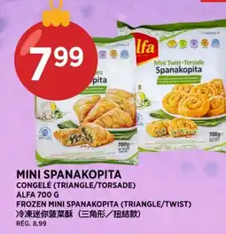 Kim Phat ALFA FROZEN MINI SPANAKOPITA (TRIANGLE/TWIST) offer