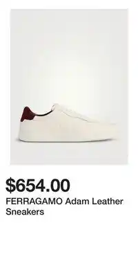 Holt Renfrew FERRAGAMO Adam Leather Sneakers offer