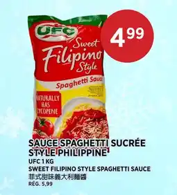 Kim Phat UFC SWEET FILIPINO STYLE SPAGHETTI SAUCE offer