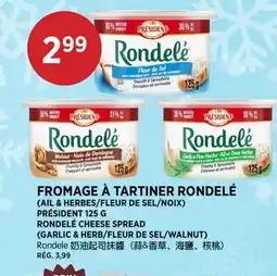 Kim Phat Président Rondelé cheese spread (Garlic & Herb/Fleur de sel/Walnut) offer