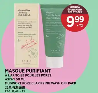 Kim Phat AXIS-Y MUGWORT PORE CLARIFYING WASH OFF PACK offer