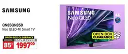 2001 Audio Video Samsung QN85QN85D Neo QLED 4K Smart TV offer