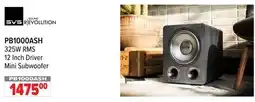 2001 Audio Video PB1000ASH 325W RMS 12 Inch Driver Mini Subwoofer offer