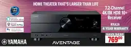 2001 Audio Video RXA2A 7.2-Channel 4K/8K HDR 10+ Receiver offer