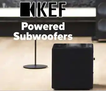 2001 Audio Video KKEF Powered Subwoofers 10 INCH offer