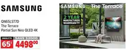 2001 Audio Video QN65LST7D Samsung 65 The Terrace Partial Sun Neo QLED 4K offer