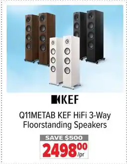 2001 Audio Video KEF HiFi 3-Way Floorstanding Speakers offer