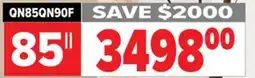 2001 Audio Video QN85QN90F Samsung 85 Neo QLED 4K QN90F Vision AI Smart TV offer