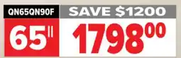 2001 Audio Video QN65QN90F Samsung 65 Neo QLED 4K QN90F Vision AI Smart TV offer