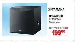 2001 Audio Video NSSW050B Yamaha 8 100 Watt Subwoofer offer
