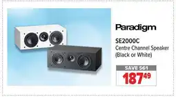 2001 Audio Video SE2000C Paradigm Centre Channel Speaker offer