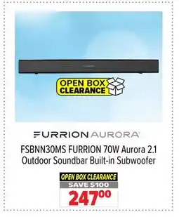 2001 Audio Video FSBNN30MS FURRION 70W Aurora 2.1 Outdoor Soundbar Built-in Subwoofer offer