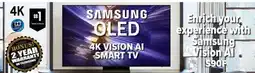 2001 Audio Video SAMSUNG 48 OLED 4K VISION AI SMART TV offer