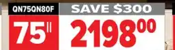 2001 Audio Video QN75QN80F Samsung 75 Neo QLED 4K VISION AI SMART TV offer