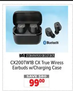 2001 Audio Video CX200TW1B SENNHEISER CX True Wiress Earbuds w/Charging Case offer
