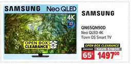 2001 Audio Video SAMSUNG 65 Neo QLED 4K Tizen OS Smart TV offer