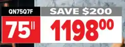 2001 Audio Video QN75Q7F SAMSUNG 75 QLED 4K VISION AI SMART TV offer