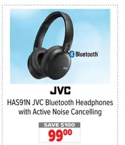 2001 Audio Video HAS91N JVC Bluetooth Headphones with Active Noise Cancelling offer