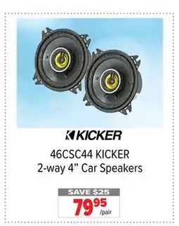 2001 Audio Video KICKER 2-way 4 Car Speakers offer