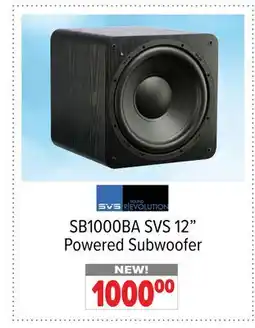 2001 Audio Video SB1000BA SVS 12 Powered Subwoofer offer