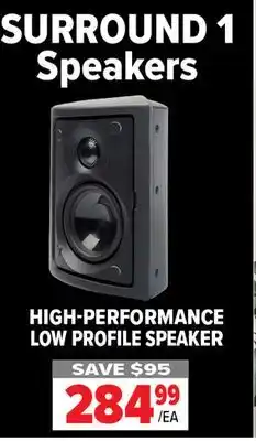 2001 Audio Video SURROUND1 HIGH-PERFORMANCE LOW PROFILE SPEAKER offer