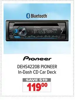 2001 Audio Video DEHS4220B PIONEER In-Dash CD Car Deck offer