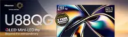 2001 Audio Video Hisense 55U88GQ 55 MINI-LED 165HZ 5000 NIT offer