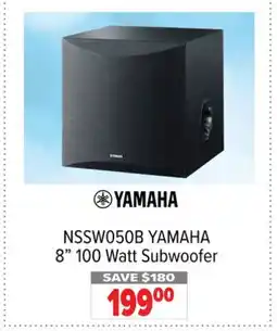 2001 Audio Video YAMAHA NSSW050B 8 100 Watt Subwoofer offer