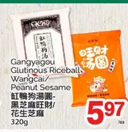 T&T Supermarket GANGYAGOU GLUTINOUS RICEBALL WANGCAI/PEANUT SESAME, 320g offer
