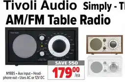 2001 Audio Video M1BBS Tivoli AM/FM Table Radio offer