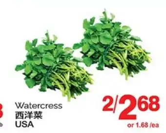 T&T Supermarket WATERCRESS offer