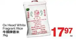 T&T Supermarket ОХ HEAD WHITE FRAGRANT RICE, 7kg offer
