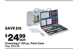 Michaels Creatology 100 pc. Paint Case offer