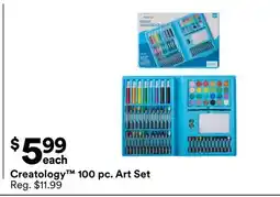 Michaels Creatology 100 pc. Art Set offer