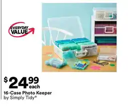 Michaels 16-Case Photo Keeper by Simply Tidy offer