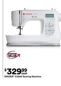 Michaels SINGer C5950 Sewing machine offer