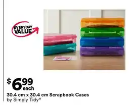 Michaels 30.4 cm x 30.4 cm Scrapbook Cases by Simply Tidy offer