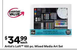 Michaels Artist's Loft 100 pc. mixed media Art Set offer