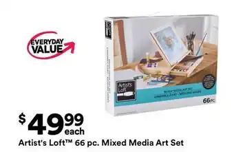 Michaels Artist's Loft 66 pc. mixed media Art Set offer