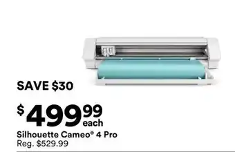 Michaels Silhouette Cameo 4 Pro offer