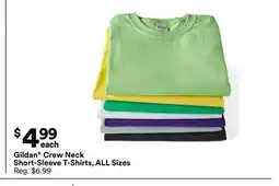 Michaels Gildan Crew Neck Short-Sleeve T-Shirts, ALL Sizes offer