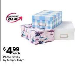 Michaels Photo Boxes by Simply Tidy offer