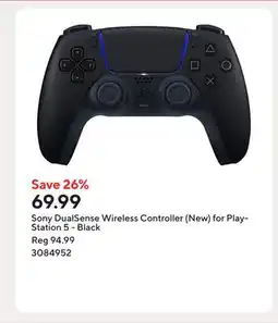 Staples Sony DualSense Wireless Controller (New) for PlayStation 5 - Black offer