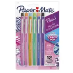 Staples Paper Mate Flair 0.7mm Felt-tip Pens, Candy Pop, 12pk offer
