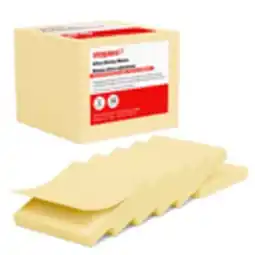 Staples Staples Ultra Sticky Notes - 3 x 3 - Sunshine Collection - 6 Pack offer