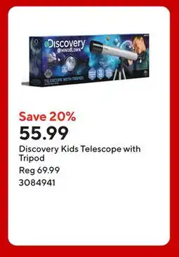 Staples Discovery Kids Telescope with Tripod offer